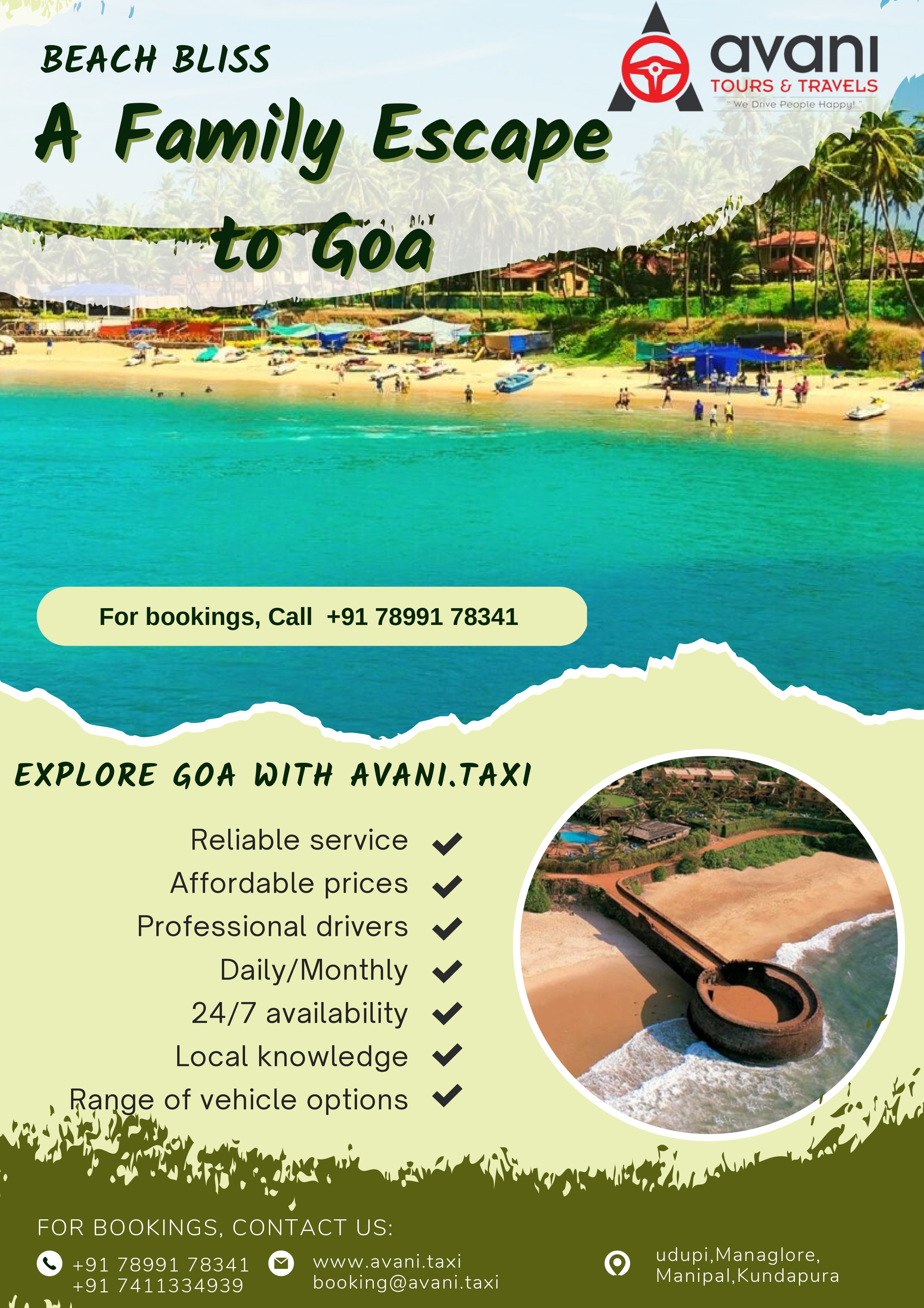 Experience the Magic of Goa with Avani Tours and Travels' Affordable Summer Packages