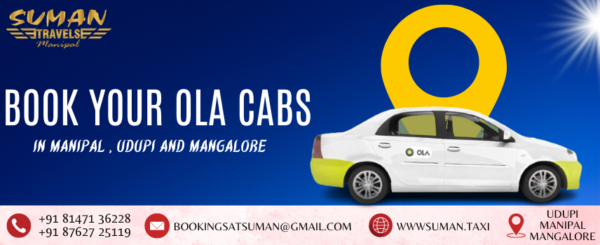 Ola Cabs in Manipal | Udupi | Mangalore 